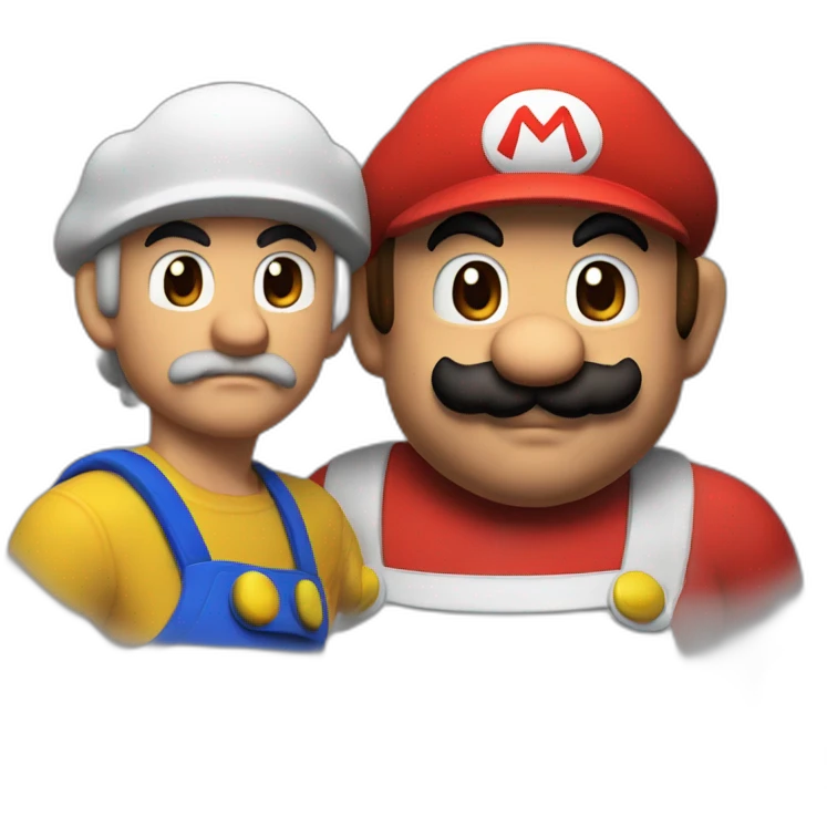 Mario and Luiji emoji