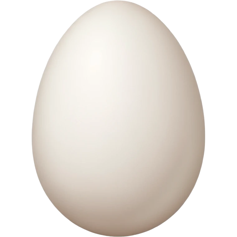 one white egg emoji