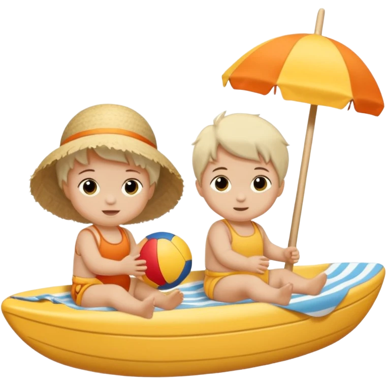phoques bébés à la plage emoji