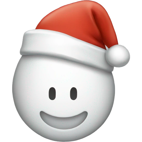 igloo xmas santa hat emoji