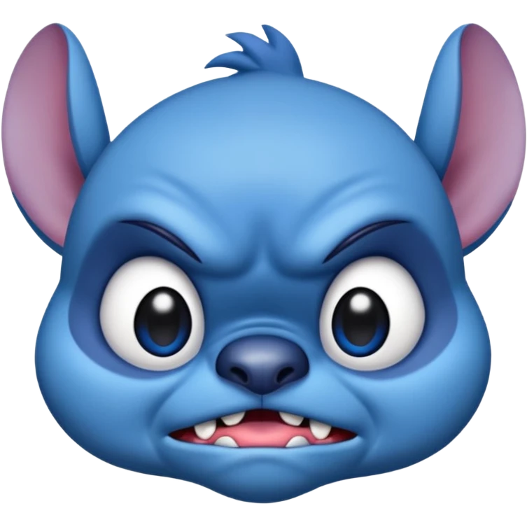 Angry stitch emoji