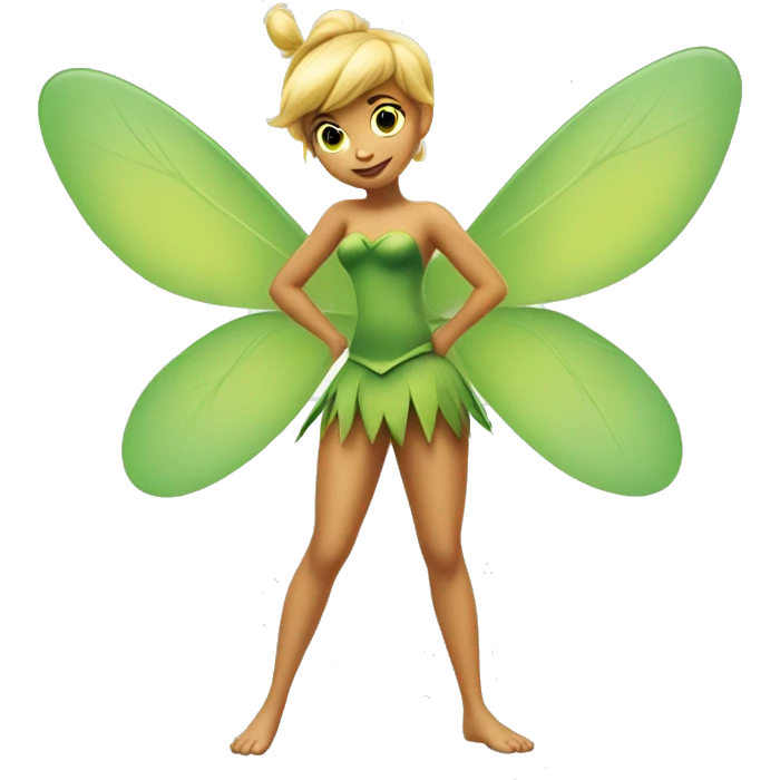 tinkerbell hands on hips emoji