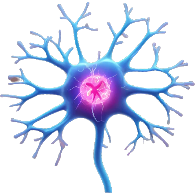 neuron cell+electric spark emoji