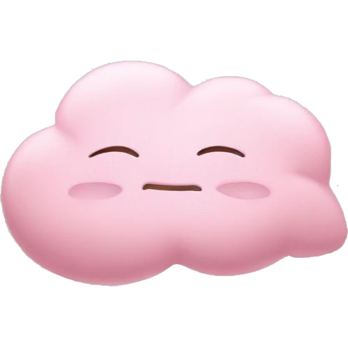 Light pink “Sweet Dreams” written in cursive emoji