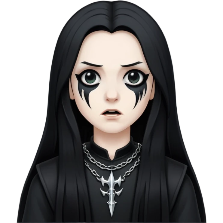 Black metal vocalist  emoji