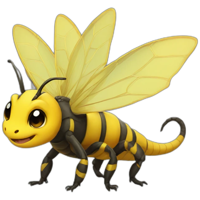 bee dragon emoji