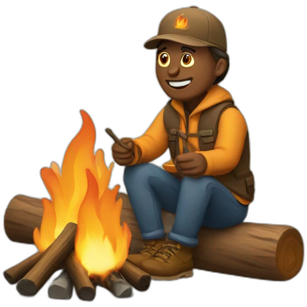 campfire man emoji