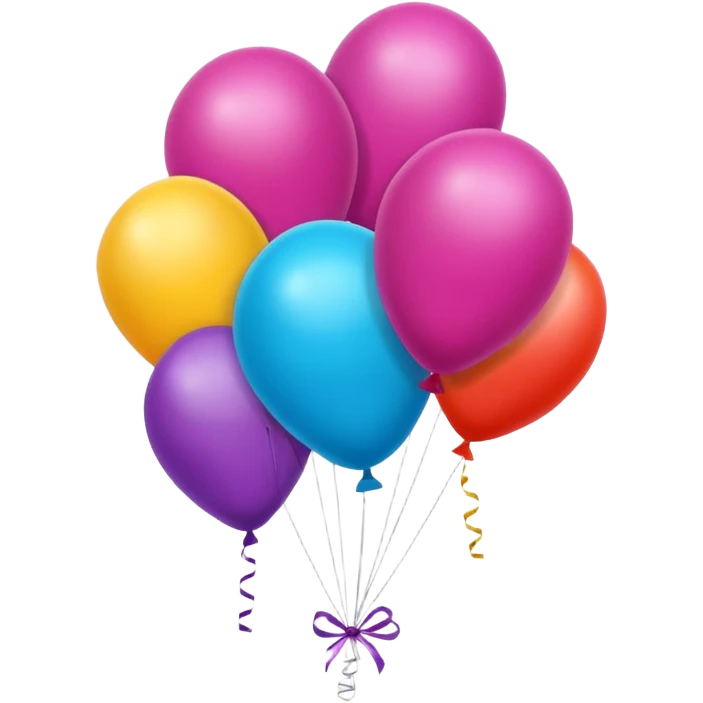 bougainvillea design baloons colorful emoji
