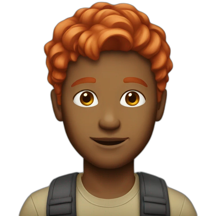 designer red hair emoji