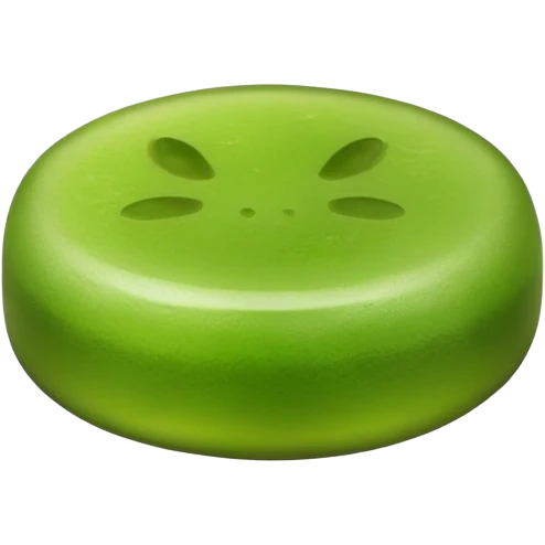 green round warabi mochi emoji