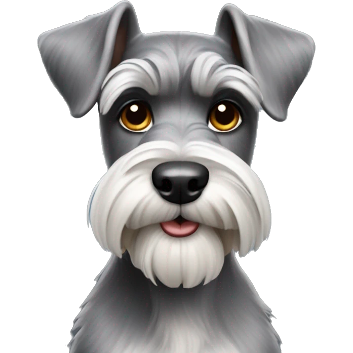 Schnauzer dog emoji
