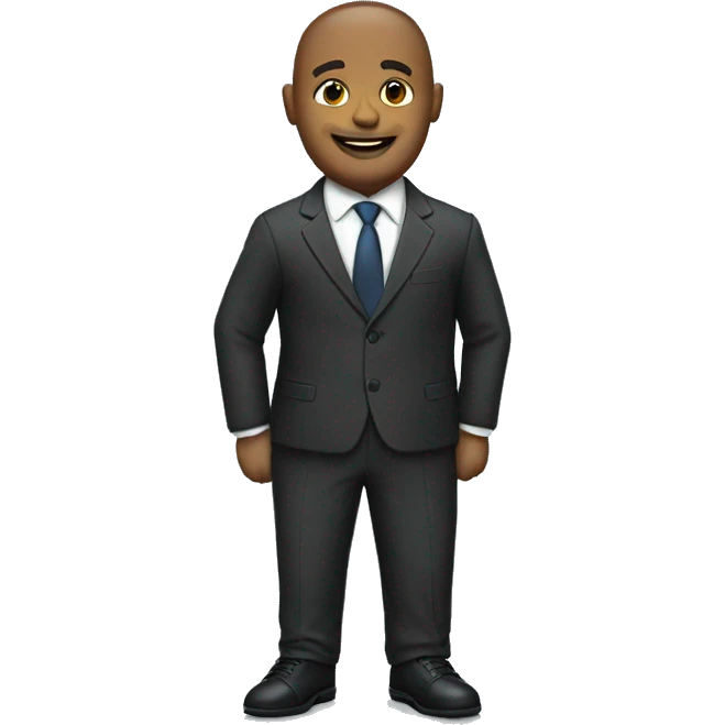 man in suit showing socks emoji