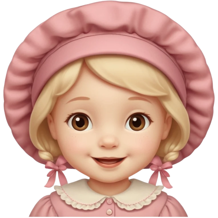 create a baby girl emoji from the 60. emoji
