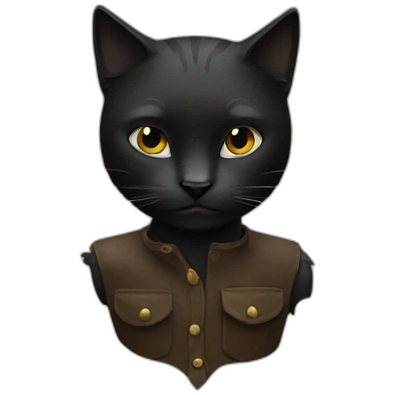 Sauvage with Black cat head emoji