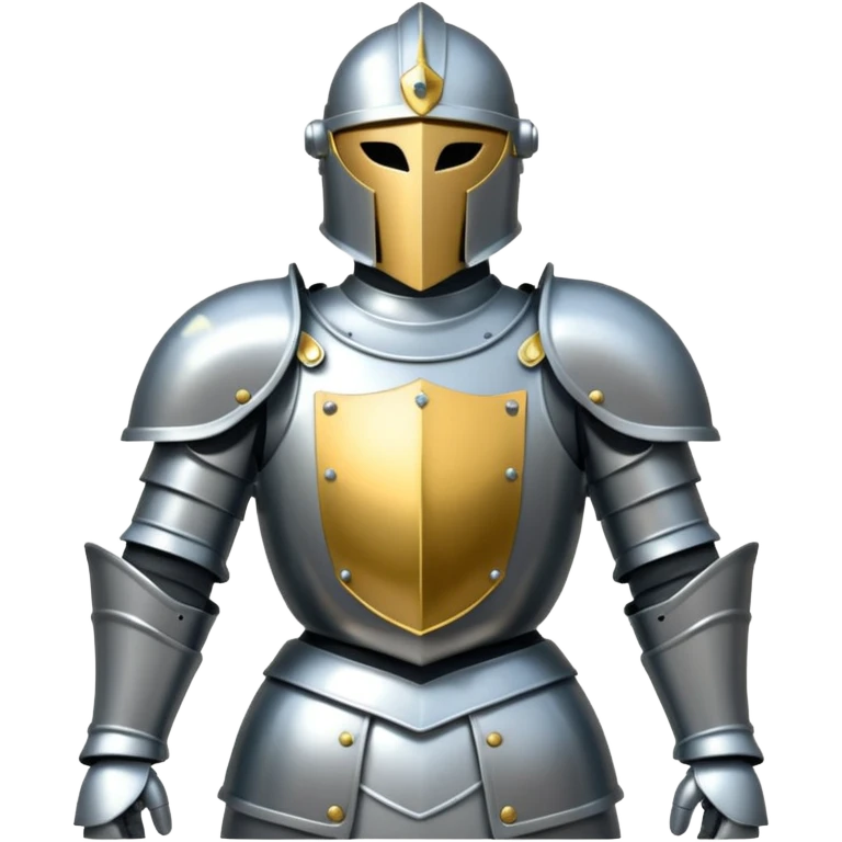 sparkling suit of armor emoji