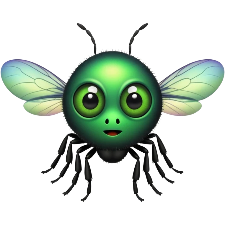 a cute fly with big eyes emoji
