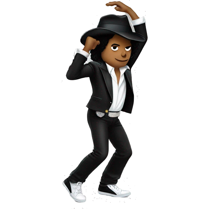 michael jackson dabbing emoji