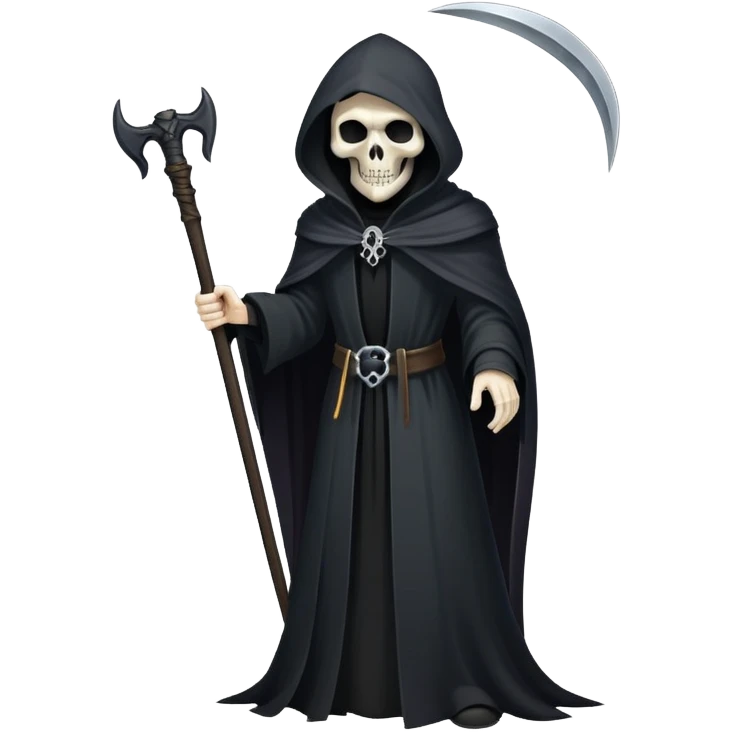 grim reaper with scythe emoji