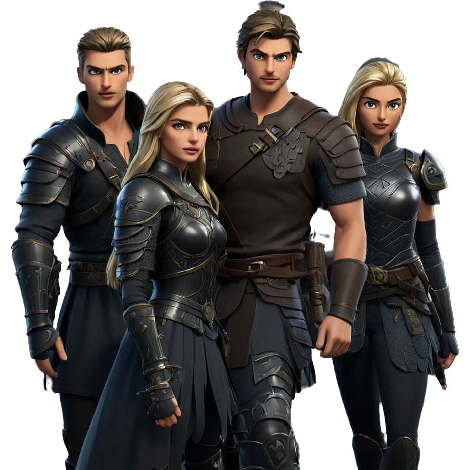 castle battle with diverse warriors emoji