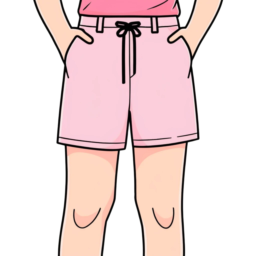 Pink shorts  emoji