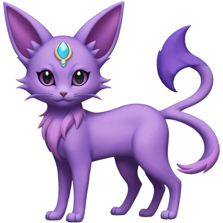 Purrloin-Espeon-Fakémon-hybrid-creature (full body)  emoji
