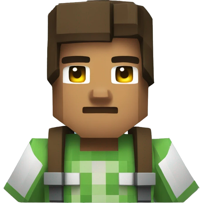 a minecraft player emoji