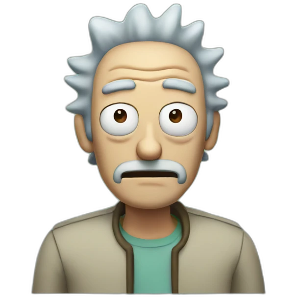 rick from Rick and morty emoji