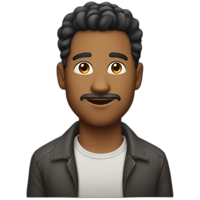 Hombre pelo corto emoji