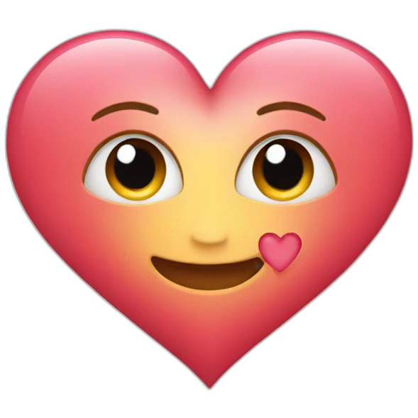 Heart with more love emoji