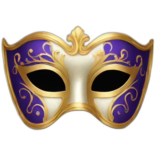 Masquerade mask emoji