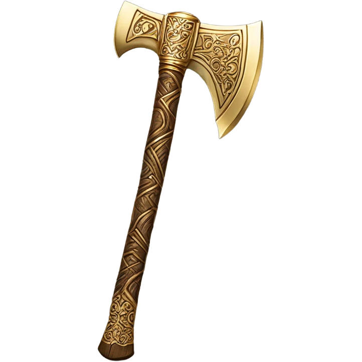Gold Axe emoji
