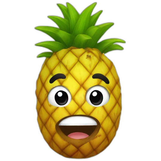 Piña de madera emoji
