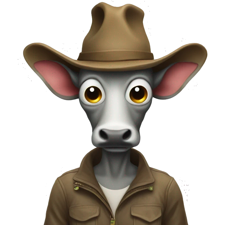 alien cow abductor emoji