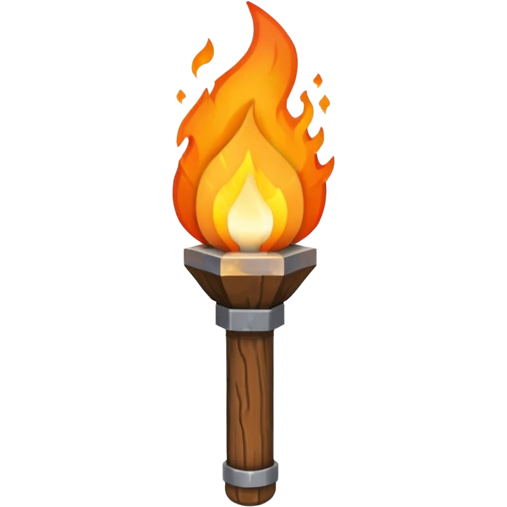 Minecraft torch emoji
