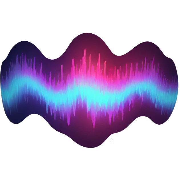 vibrant sound wave circle icon emoji