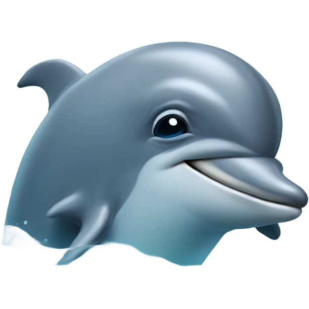 sad dolphin emoji