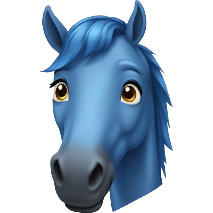 blue horse emoji