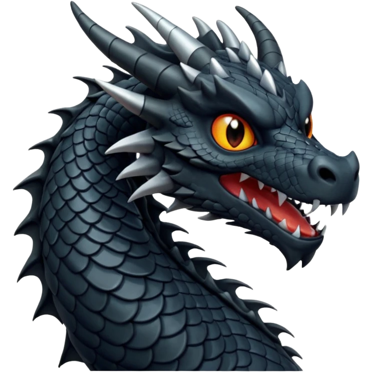 dragon negro emoji