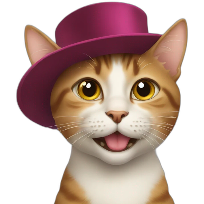 cat at the ascot races emoji