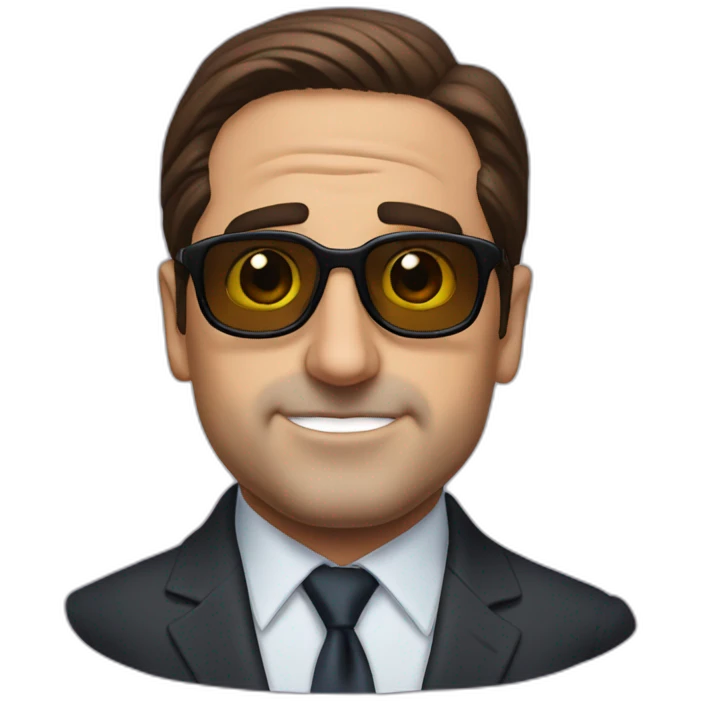 Michael Scott in sunglasses emoji