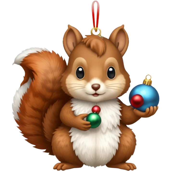 크리스마스 다람쥐 emoji