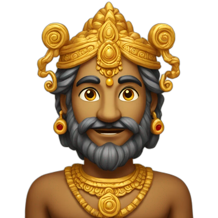 A Hindu mythological God  emoji