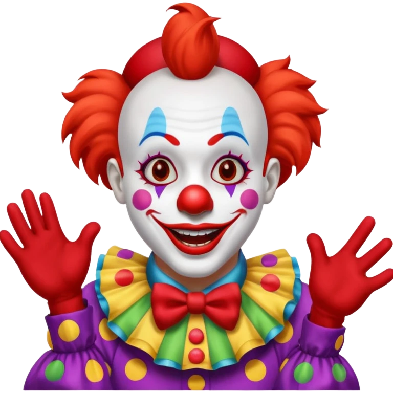 dancing clown emoji