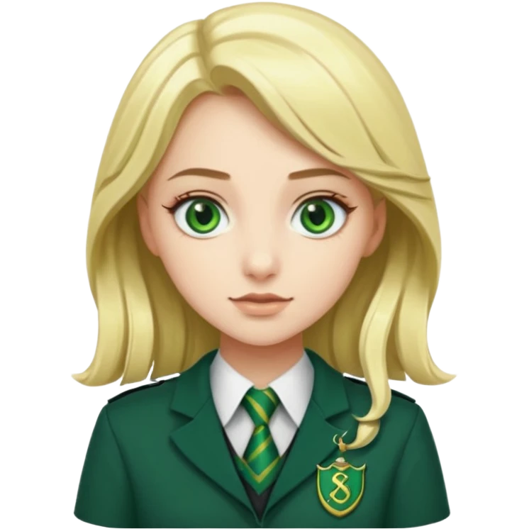 hot blonde Slytherin girl emoji