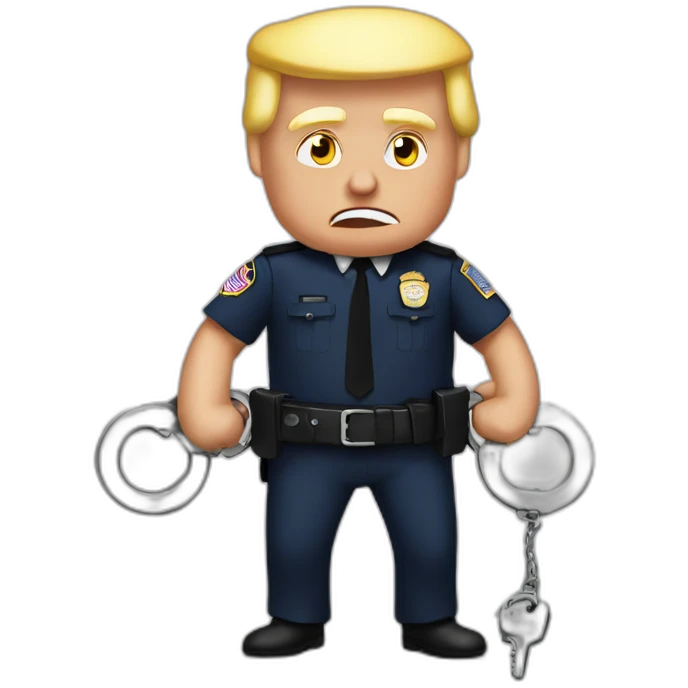 trump-in-handcuffs emoji