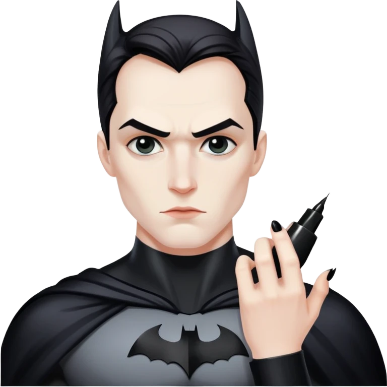عکس بتمن  درحال لاک زدن emoji