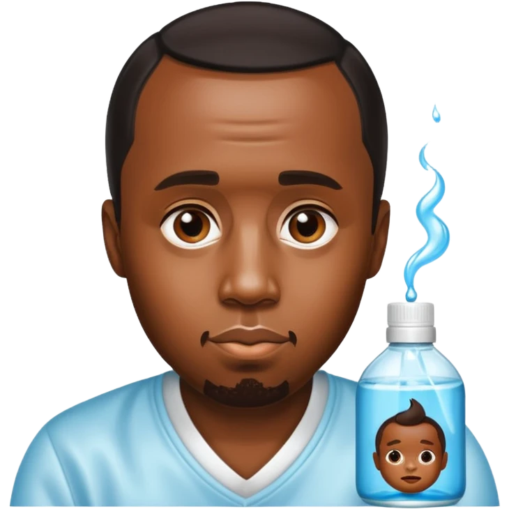 P diddy with baby oil emoji