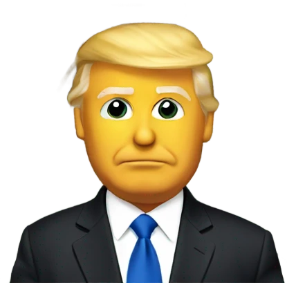trump at the eiffel tower emoji