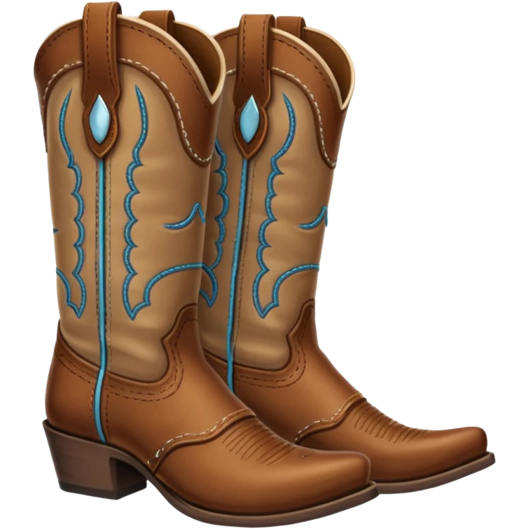 Cowboy boots emoji