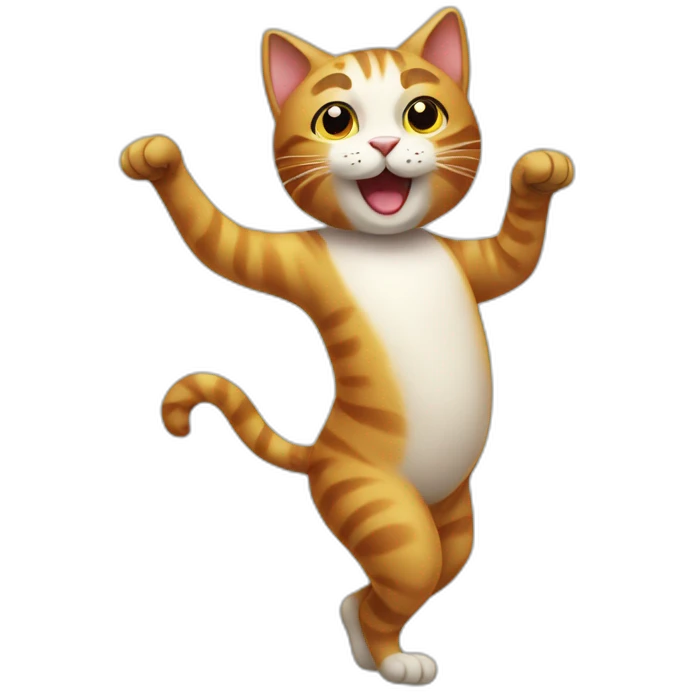 Dancing cat emoji